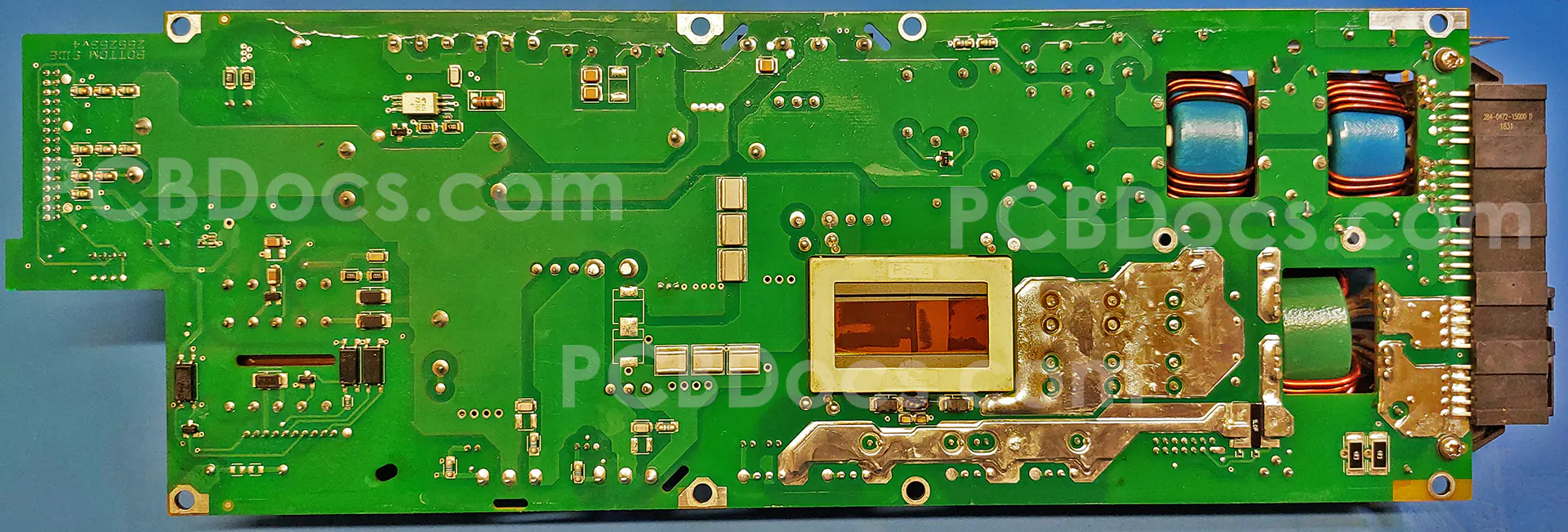 Eltek FlatPack2 3000W HE Main Board Components Bottom View.