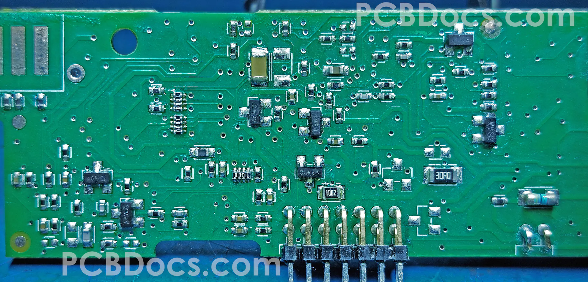 Eltek FlatPack2 3000W HE Main Control Logic Board Outside MCU View.